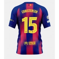 Stroje piłkarskie Barcelona Andreas Christensen #15 Koszulka Podstawowej 2025-26 Krótki Rękaw
